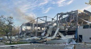 Унаслідок російського обстрілу зруйновано льодову арену в Херсоні